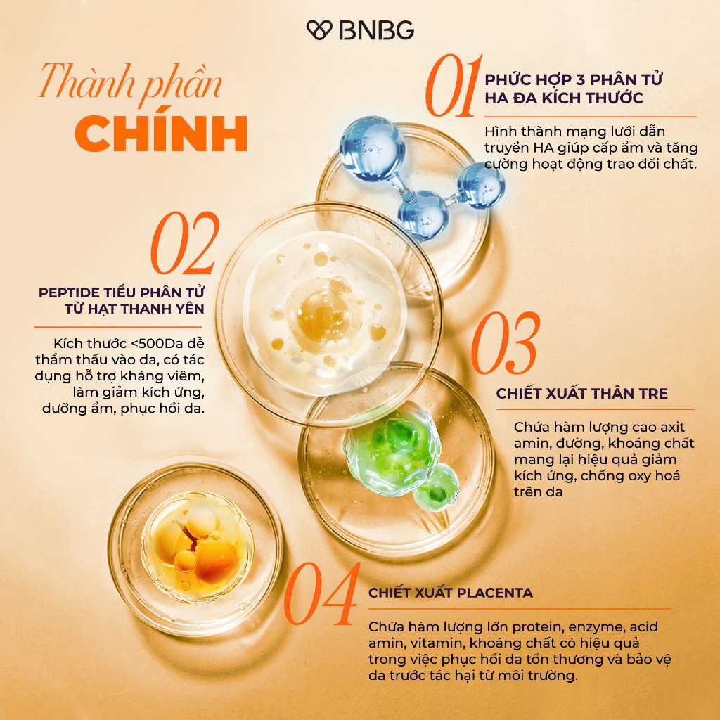 Ảnh Combo 10 Mặt Nạ BNBG Tinh Chất Tăng Cường PLACENTA Hỗ Trợ Làm Dịu Và Phục HồI Da 30mlx10 3