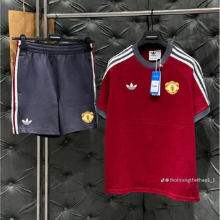 Bộ Cộc Nam CLB Man U Thể Thao  Logo Thêu Hàng Cao Cấp - Bộ Hè Nam A Di Đát Đơn giản 2025