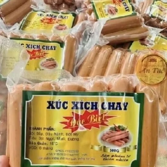 Thực phẩm chay Xúc xích chay đặt biệt 500gr