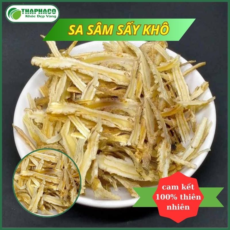 [500gram] Sa sâm thái lát sấy khô - Hàng sạch thơm cao cấp - Thảo Dược THAPHACO