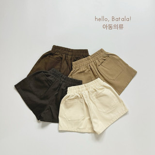 Quần short kaki 02 cho bé Batala Kids, Quần đùi kaki 4 MÀU MỚI bé trai bé gái phong cách Hàn Quốc SHORT KAKI 02 2025