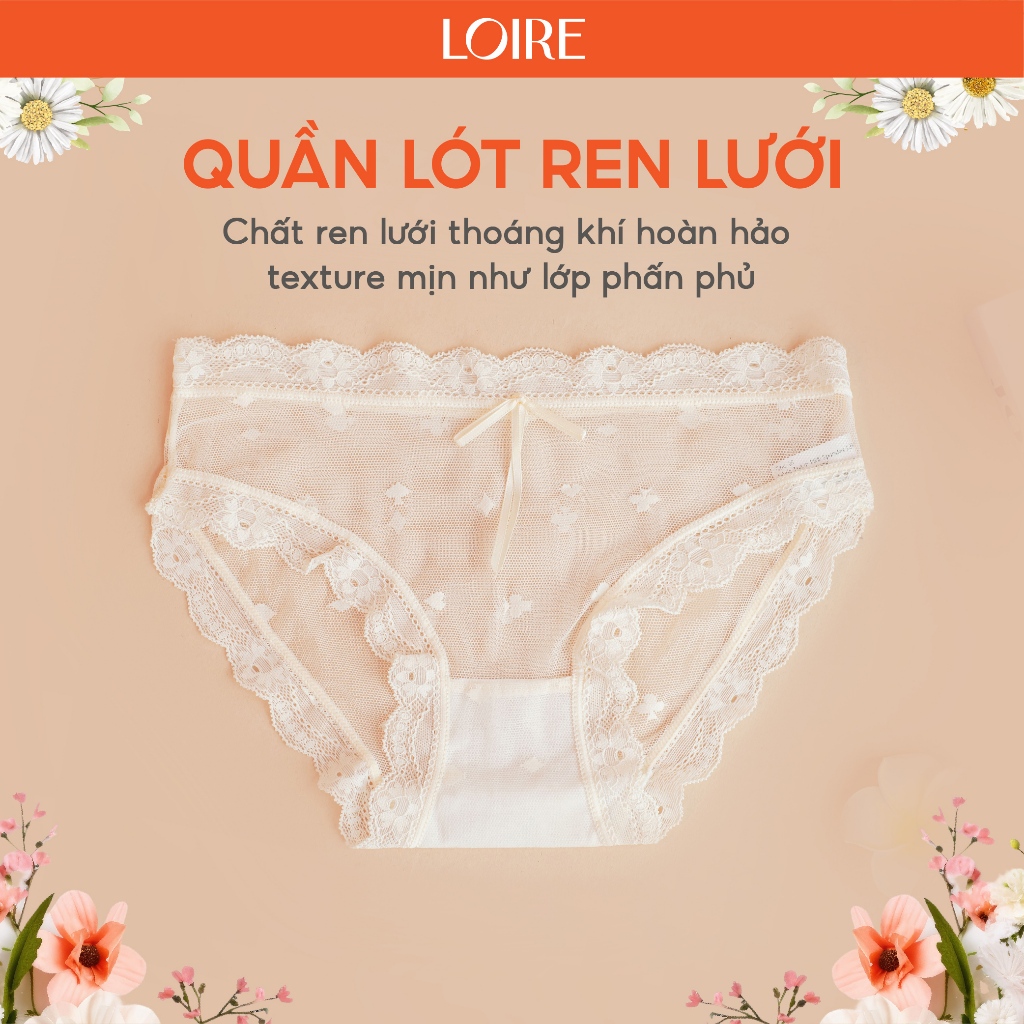 Quần Lót Ren Lưới Mềm Nhẹ Thoáng Khí QLBK116