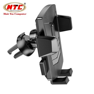Giá đỡ kẹp điện thoại cho ô tô xe hơi Hoco CA86 Gắn trên lọc gió (Đen) - Phụ Kiện Nhất Tín