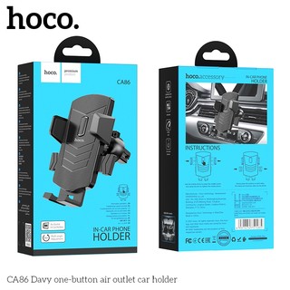 Giá đỡ kẹp điện thoại cho ô tô xe hơi Hoco CA86 Gắn trên lọc gió (Đen) - Phụ Kiện Nhất Tín