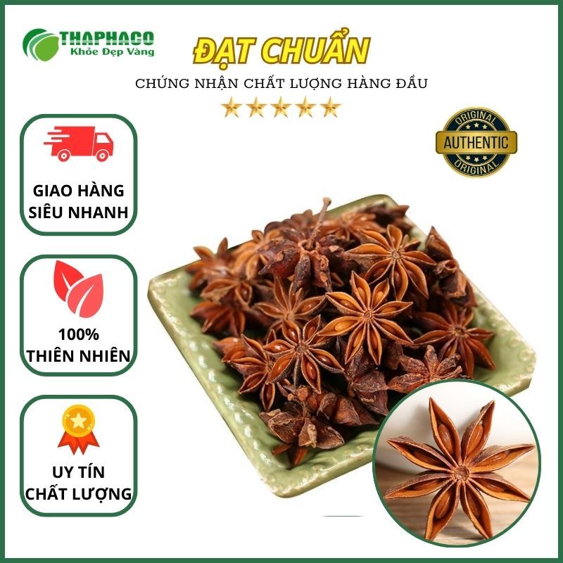 Hoa hồi sấy khô - Hàng sạch thơm cao cấp - Chính hãng của Thảo Dược THAPHACO