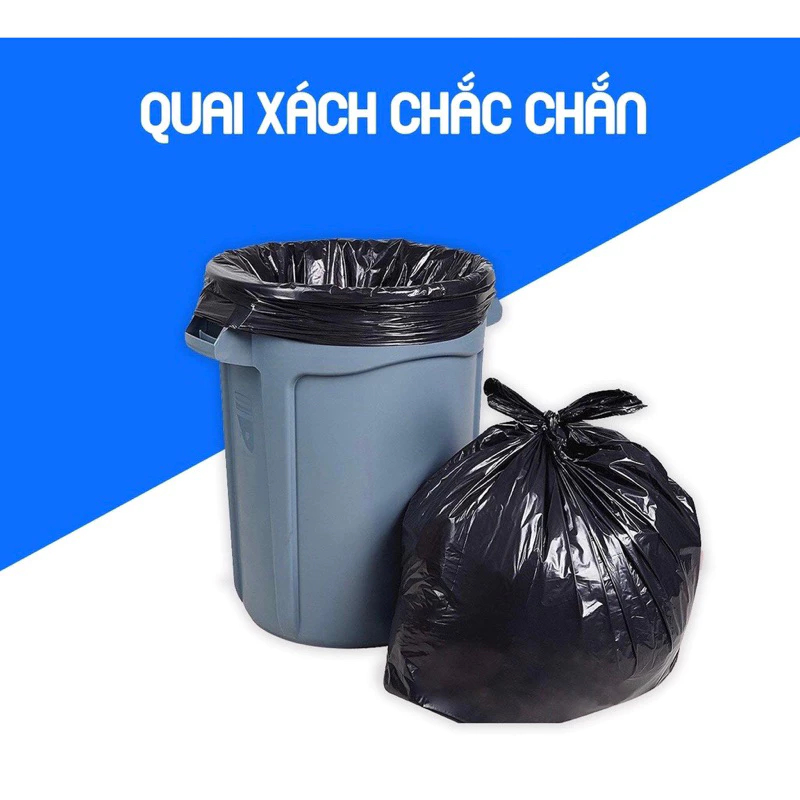 Cuộn Túi Rác Có Quai Tự Phân Hủy Sinh Học Vipaco Túi 10L, 25L, 50 lít ...