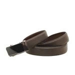 Thắt lưng da bò M2T4-62, mặt khoá kiếng tự động, chất da bò Hạt mềm mại, bảo hành 03 năm, Anh Tho Leather — ảnh 6