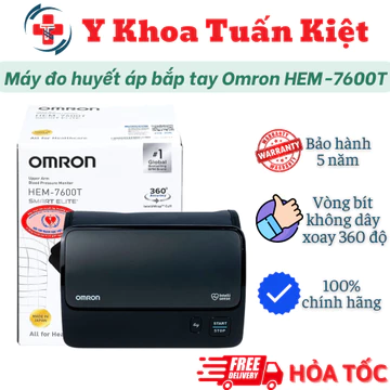 ✅ Máy đo huyết áp không dây tự động Omron HEM-7600T