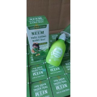 Dung dịch vệ sinh trầu không ,nano bạc NEEM cho bé gái  từ 1 tuổi sử dụng .chai 200ml