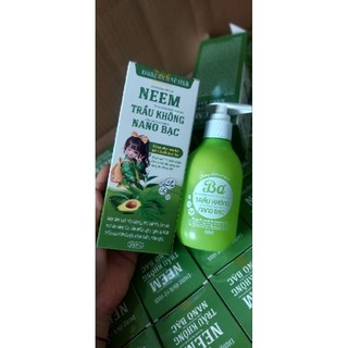 Dung dịch vệ sinh trầu không ,nano bạc NEEM cho bé gái  từ 1 tuổi sử dụng .chai 200ml