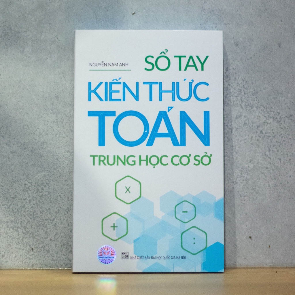 Ảnh Sách: Sổ Tay Kiến Thức Toán + Tiếng Anh + Ngữ Văn + Vật Lí + Hóa Học Trung Học Cơ Sở 1