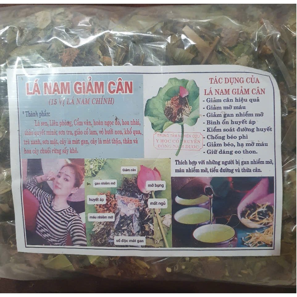 Lá nam giảm cân 100% từ thiên nhiên