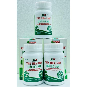 Viên Uống Thìa Canh Giảo Cổ Lam Hỗ Trợ Giảm Mỡ Máu 🌱Chai 60 Viên