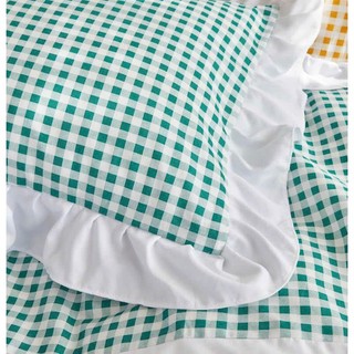 Trọn bộ 4 món chăn ga gối bèo cotton hoạt tính mềm mịn