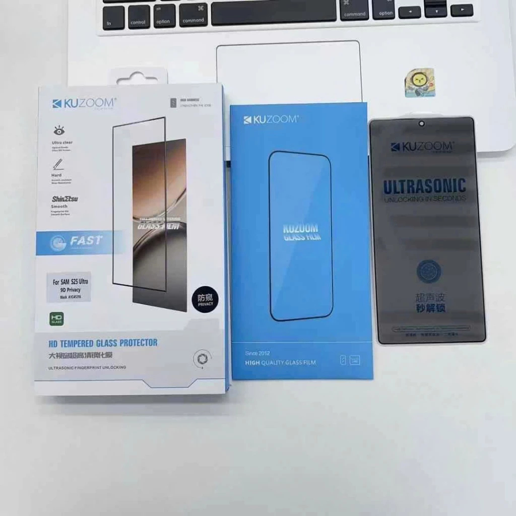 Kính KUZOOM Trong và Chống Nhìn Trộm cho Samsam S24/s24plus/24Ultra/S25/S25Plus/S25Ultra