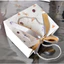 Túi Giấy Happy Time Họa Tiết Cây Cỏ Phối Dây Nơ Xám Vàng Xinh Xắn