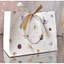 Túi Giấy Happy Time Họa Tiết Cây Cỏ Phối Dây Nơ Xám Vàng Xinh Xắn