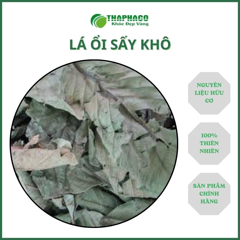 Lá ổi sấy khô - hàng sạch thơm cao cấp - túi lớn loại 1kg - Thảo Dược THAPHACO