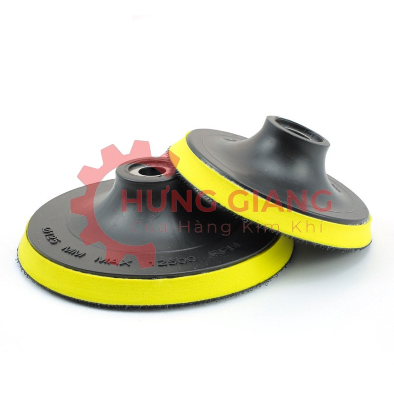 Đế Chà Nhám Gỗ Đế Nhám Tròn Nhựa Có Độ Dính Cao phi 100-180mm không kèm TRỤC