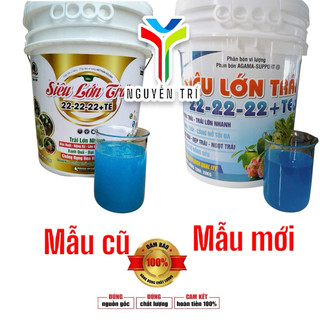 Xô Tròn Trái , Nặng Ký 22 - 22 - 22 + Canxi Bo (20kg