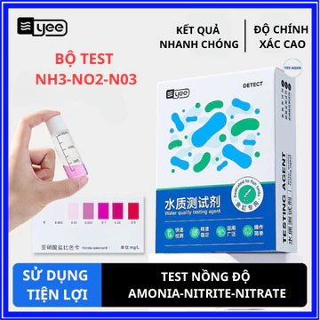 Bộ Test YEE - Test Các Chỉ Số NH3-NO2-NO3 Độ Chính Xác Cao, Kết Quả Nhanh Chóng, Test Nước Bể Cá