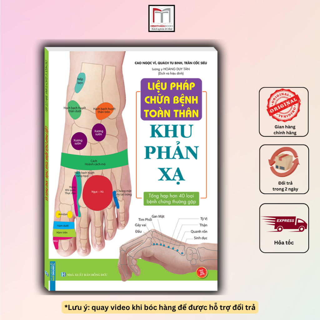 Ảnh Sách - Liệu pháp chữa bệnh toàn thân - Khu phản xạ 1