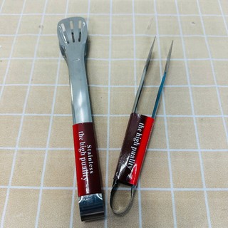 Combo 5 Kẹp Gắp Inox Chống Dính – Gắp Đồ Nướng, Gắp Thức Ăn, Gắp Đá Tiện Lợi – Hùng Home