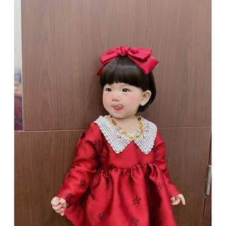 🌸 [B01] Bờm/Cài Tóc Handmade Cho Bé Gái Nơ Vải