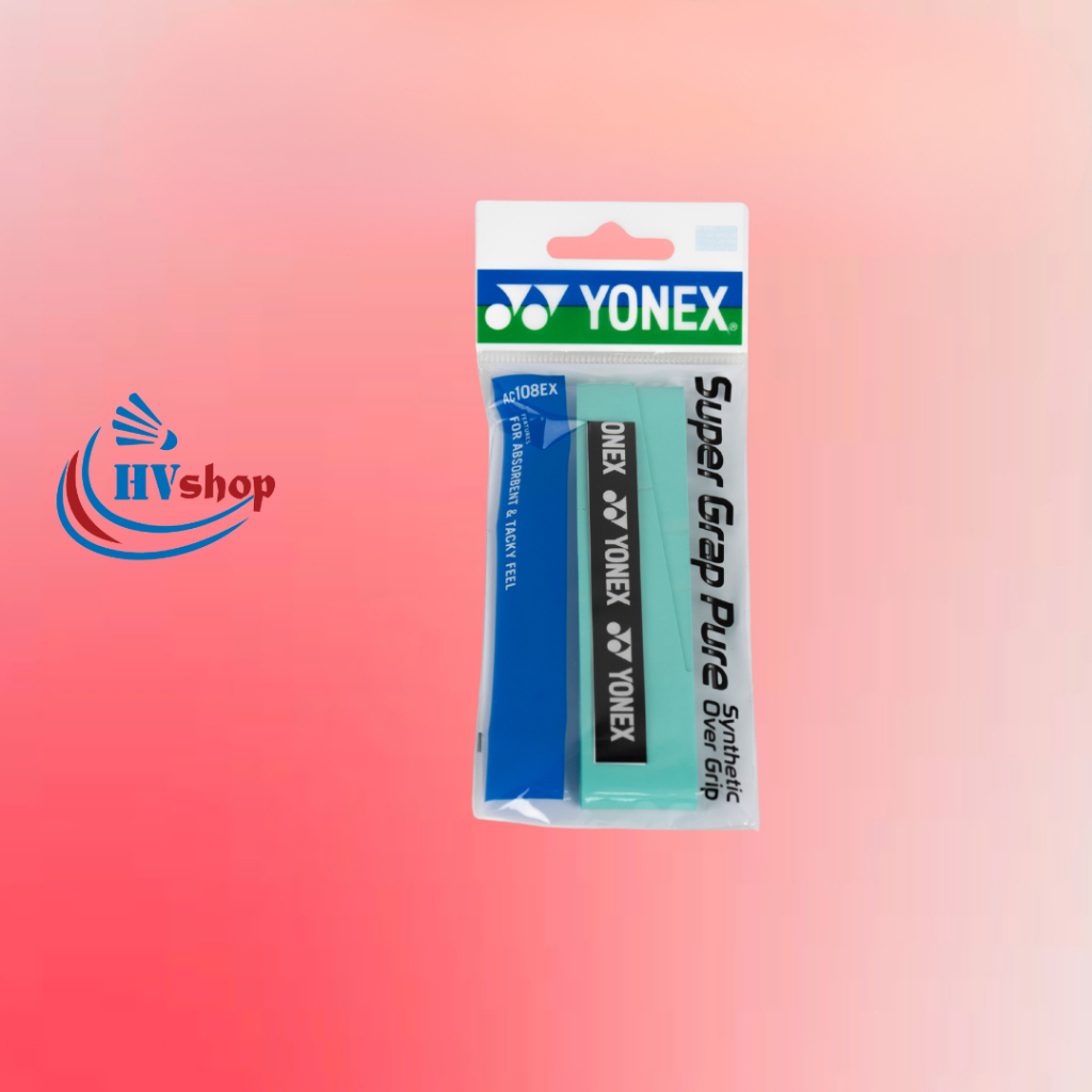Quấn cán cầu lông Yonex AC108EX chính hãng, thấm hút mồ hôi tốt, siêu bám tay - HVShop
