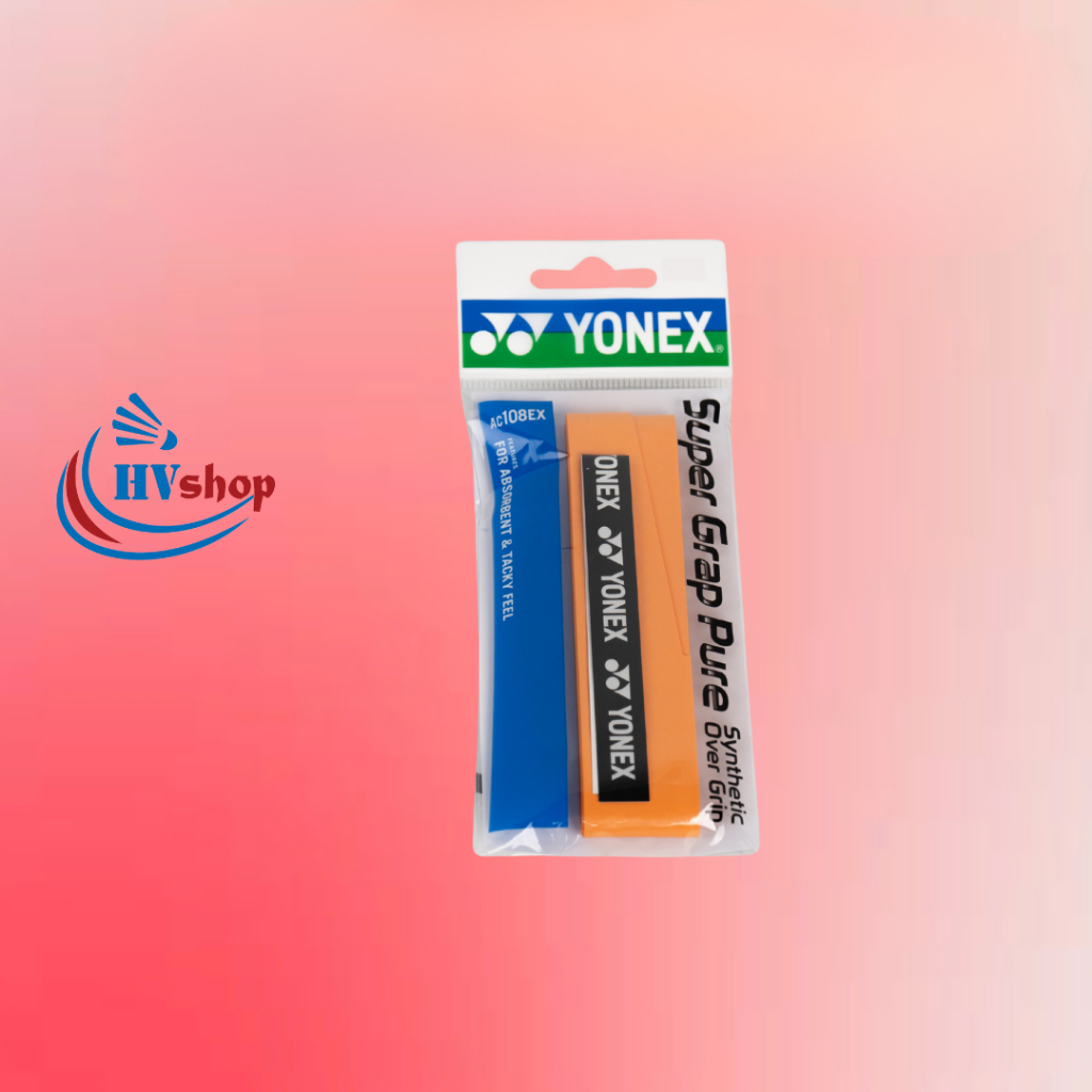 Quấn cán cầu lông Yonex AC108EX chính hãng, thấm hút mồ hôi tốt, siêu bám tay - HVShop