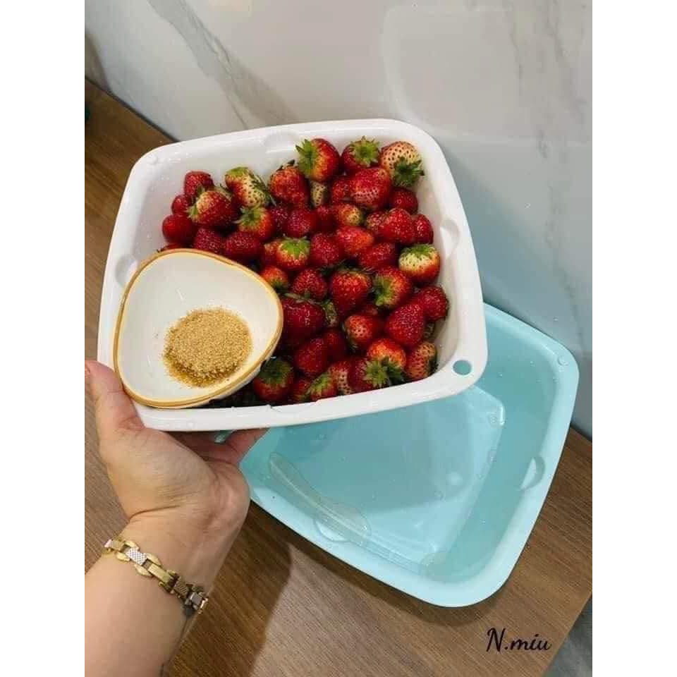 SET 6 CHẬU RỔ NHỰA 3 SIZE TIỆN DỤNG