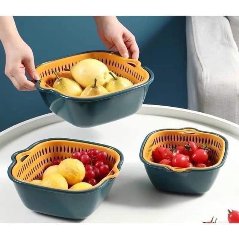 SET 6 CHẬU RỔ NHỰA 3 SIZE TIỆN DỤNG