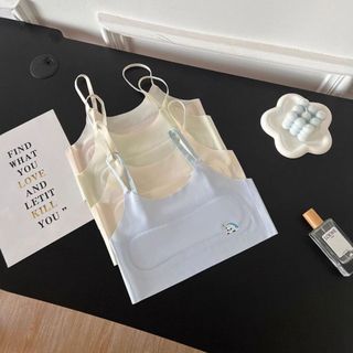 Áo Lá Cho Bé Gái Su Mềm Hình Gấu Đáng Yêu, Áo Lót 2 Dây Mỏng Điều Chỉnh Chống Hằn King Shop B-898