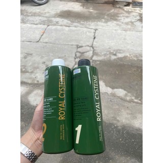 Uốn lạnh nhiều dưỡng chất Hàn Quốc Mugens Royal Cysteine 1 / Neutralizer 2  2 x 100ml