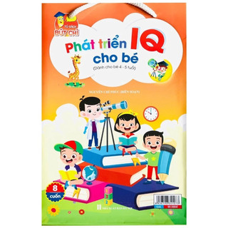 [Chuẩn NXB] Sách - Bộ phát triển IQ cho bé 4 đến 5 tuổi (bộ 8 cuốn)