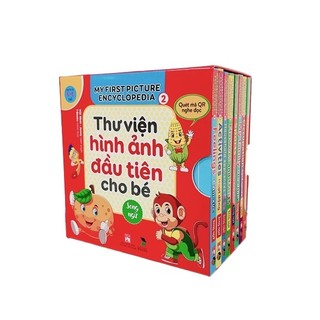 Sách - Bộ Hộp Thư Viện Hình Ảnh Đầu Tiên Cho Bé Từ 0 6 Tuổi Song Ngữ Việt Anh - Tập 2 - Đại Mai Books