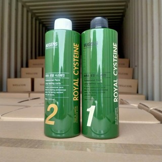 Uốn lạnh nhiều dưỡng chất Hàn Quốc Mugens Royal Cysteine 1 / Neutralizer 2  2 x 500ml