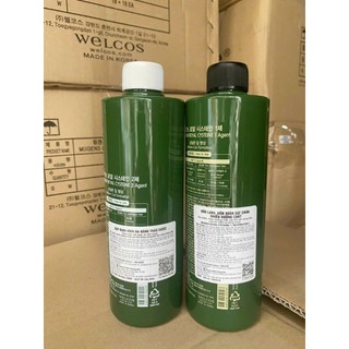 Uốn lạnh nhiều dưỡng chất Hàn Quốc Mugens Royal Cysteine 1 / Neutralizer 2  2 x 500ml