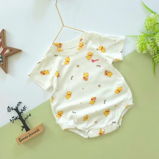 Bộ áo liền quần bé trai, bé gái cao cấp hiệu Bunnybaby cho bé từ 3-10kg