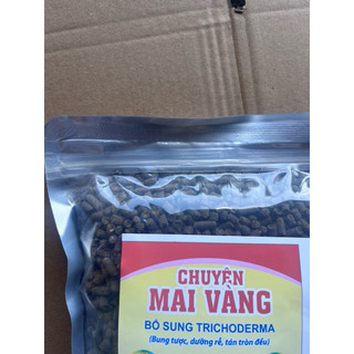 Phân bón hữu cơ chuyên dụng cho cây mai, gói 1kg, tăng trưởng khỏe mạnh.