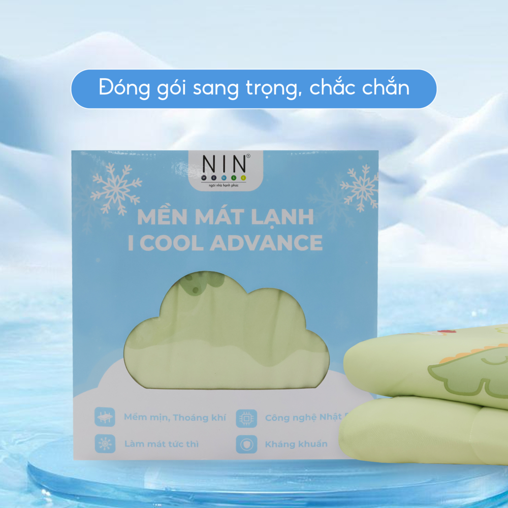 Ảnh Mền lạnh I Cool Advance NIN House 2025 1m6x2m1 nhiều mẫu  | Chần Ice Silk lạnh như tencel 3