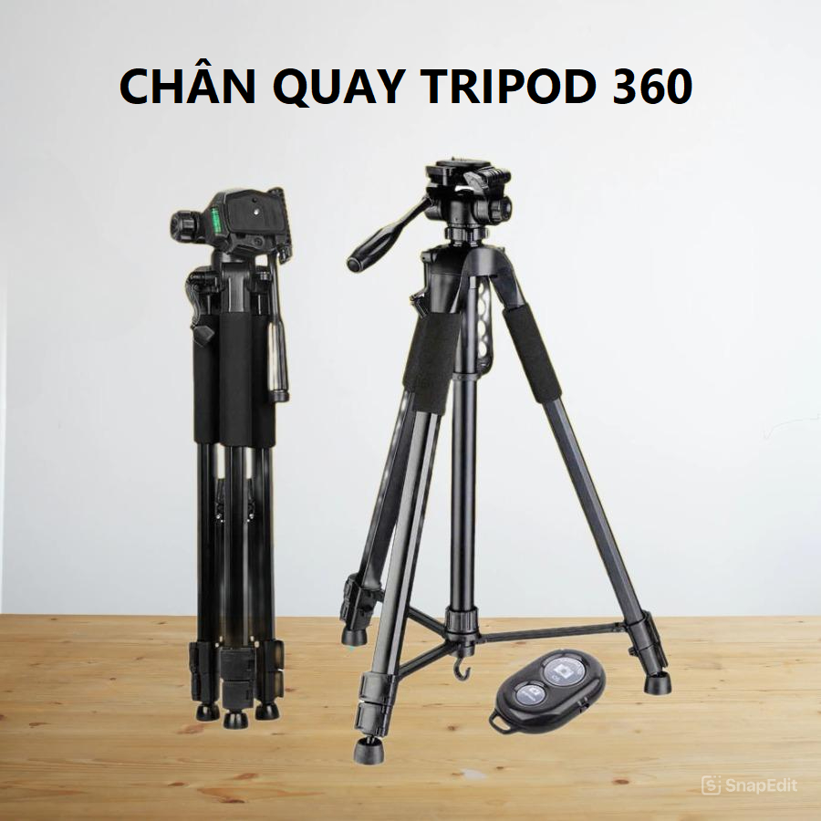 Chân quay máy ảnh điện thoại tripod 3520/360, chân quay tripod hỗ trợ ...