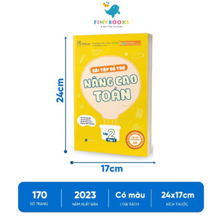 Sách - Tham khảo Lớp 2 - Combo Bài tập Bổ Trợ Nâng Cao Toán Lớp 2 (Tập 1+Tập 2) - Theo Chương Trình Mới Nhất