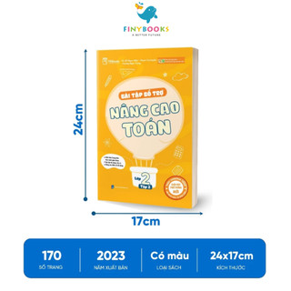 Sách - Tham khảo Lớp 2 - Combo Bài tập Bổ Trợ Nâng Cao Toán Lớp 2 (Tập 1+Tập 2) - Theo Chương Trình Mới Nhất