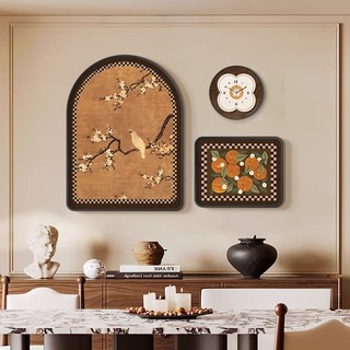 SET 3 Tranh Đồng Hồ Phong Cách Indochine Trang Trí Phòng Ngủ, Phòng Khách, Homestay - Tranh Decor Vintage Hiện Đại