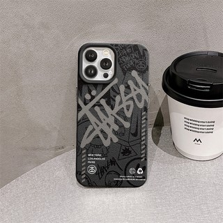 Ốp Lưng iPhone TPU Hoạ Tiết Da Mềm S.tus.sy Chống Sốc, Bảo Vệ Camera - iP X/XS/11/12/13/14/15/16/17/Plus/Pro/Max/Air