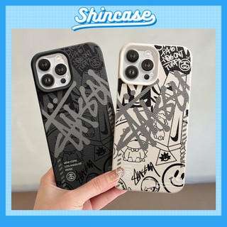 Ốp Lưng iPhone TPU Hoạ Tiết Da Mềm S.tus.sy Chống Sốc, Bảo Vệ Camera - iP X/XS/11/12/13/14/15/16/17/Plus/Pro/Max/Air