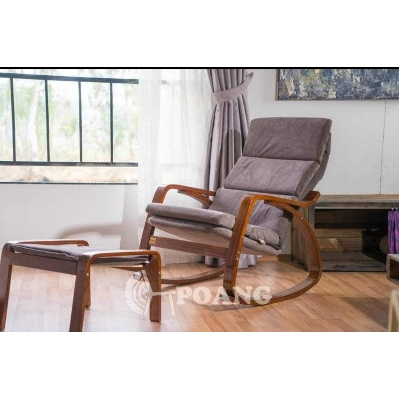 Ảnh Poang Retro plywood óc chó 1