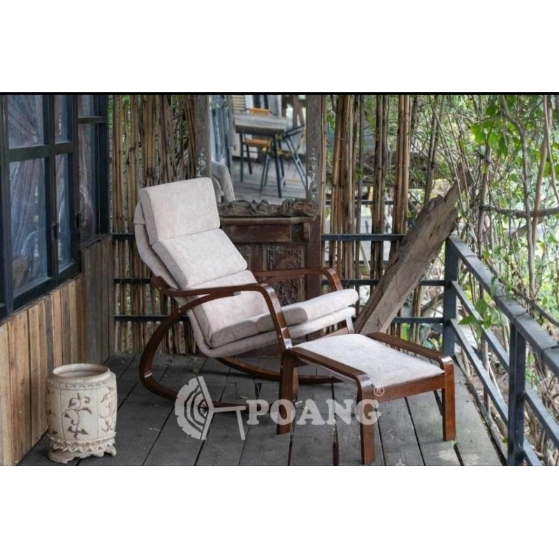 Ảnh Poang Retro plywood óc chó 2