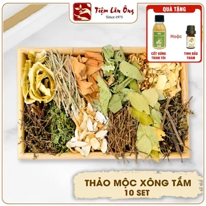 10 set lá xông tắm thảo mộc, set xông giải cảm 12 vị, giúp giải cảm, tốt cho sức khỏe